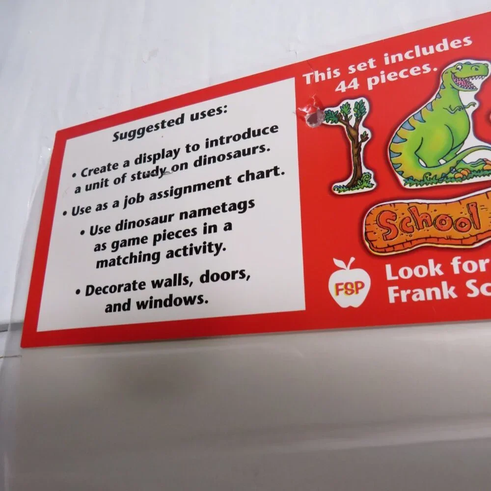 Dinosaurs NEW Unopened BULLETIN BOARD SET (classroom, birthday, bedroom)